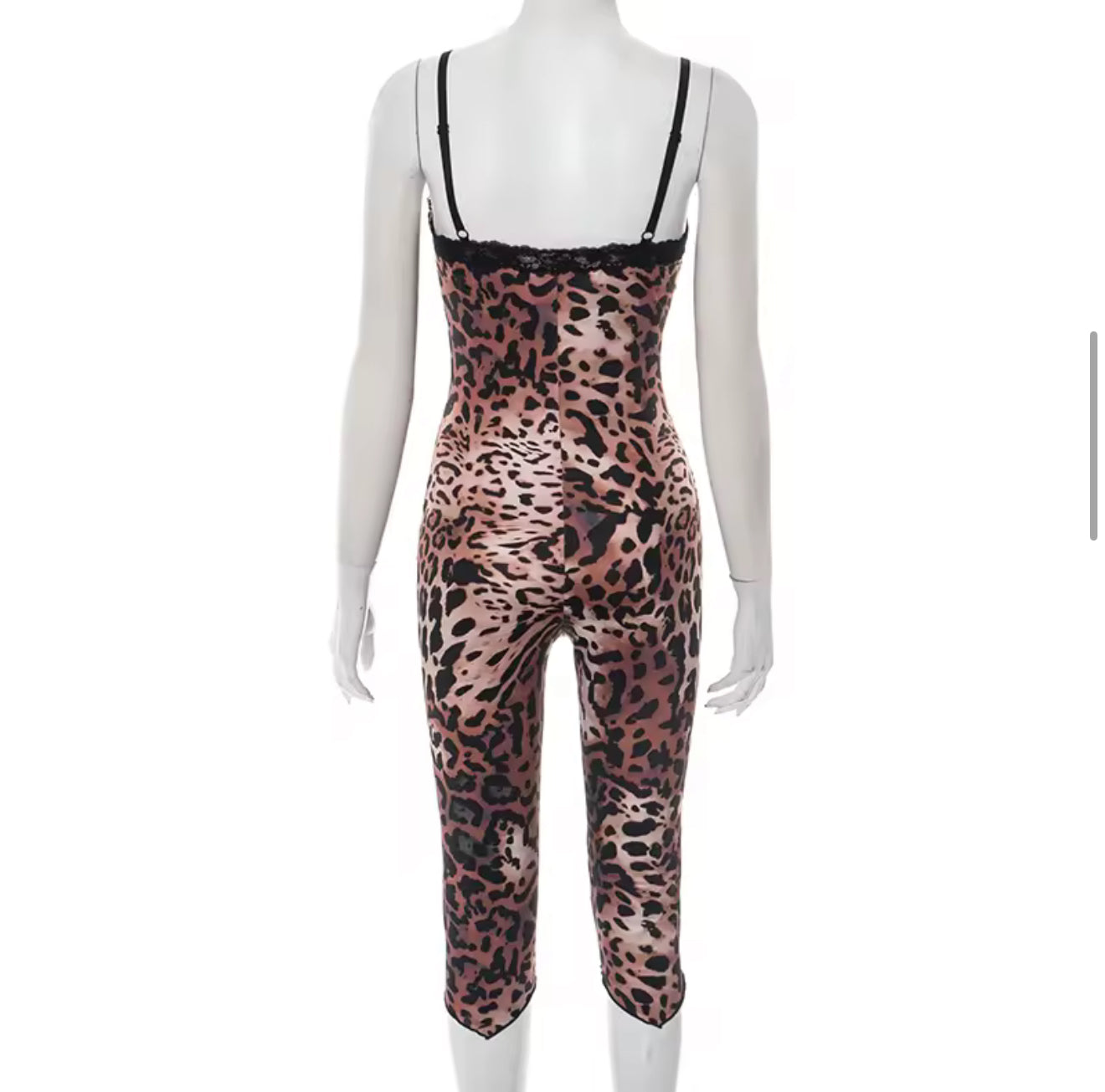 Laced Cheetah Jumpsuit
