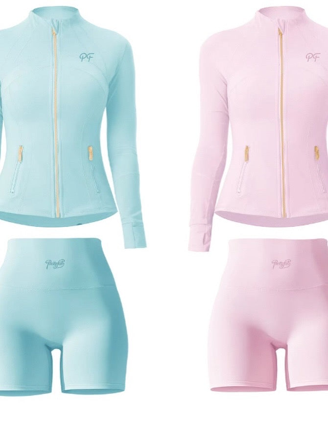 Pretty Fab Defined Biker Short Sets (Tummy control)
