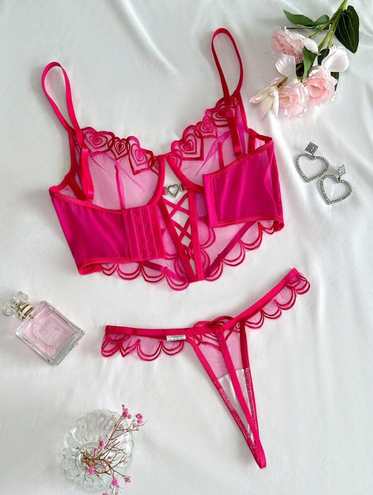 Hearts & Love Lingerie Set