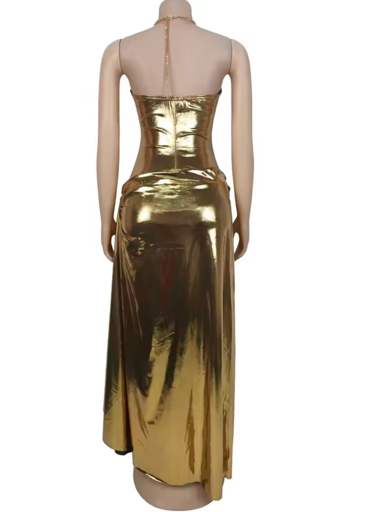 Golden Seashell Maxi Dress (arrives within one week)